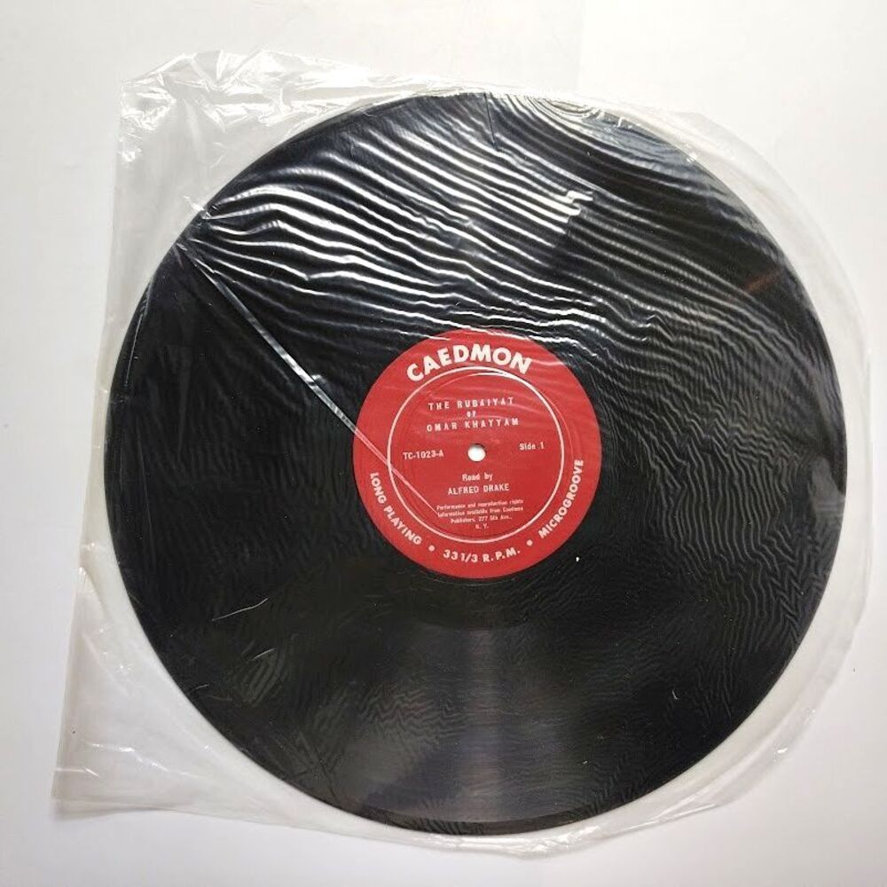 Alfred Drake The Rubaiyat of  Omar Khayyan and Sohrab And Rustum Read Record LP - Picture 3 of 4